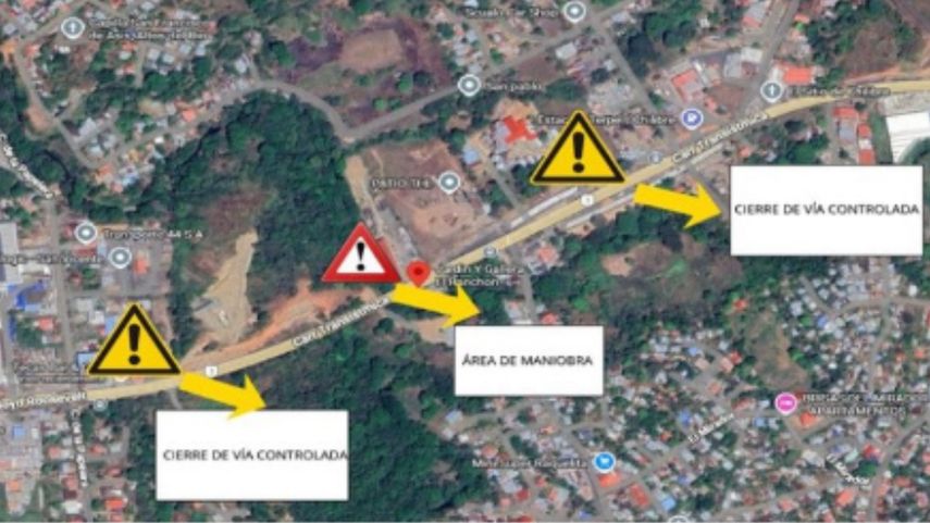 MOP anuncia cierres parciales nocturnos por trabajos en el puente sobre el río Chilibre.