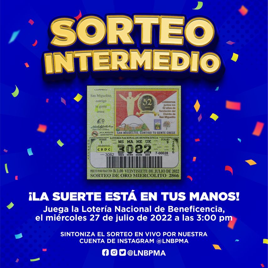 Lotería: Horario y cómo ver el sorteo del 27 de julio de 2022