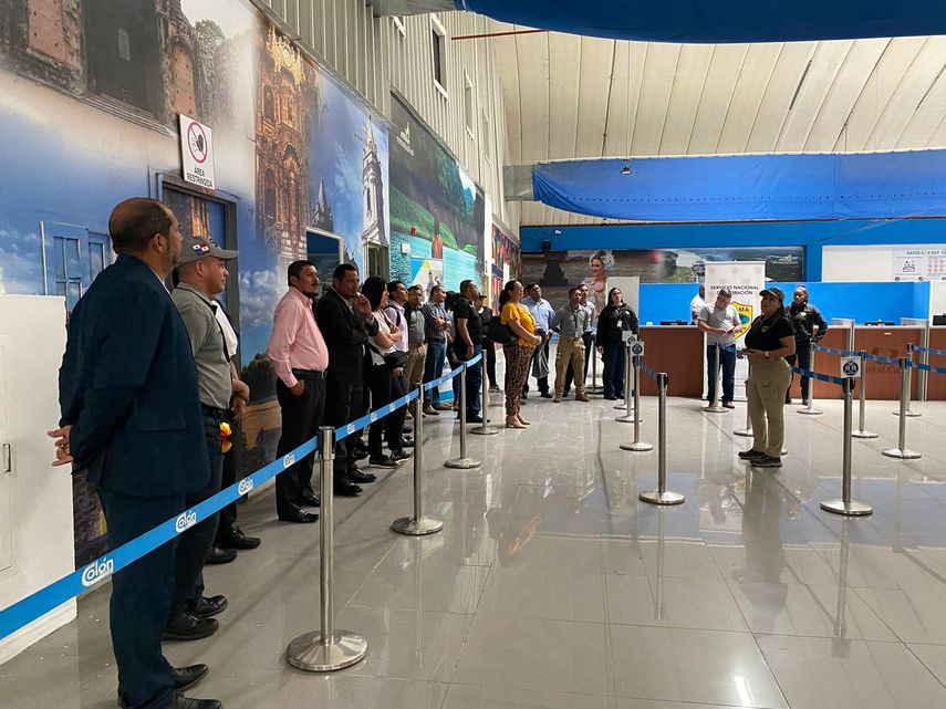 Oficina de atención del Servicio Nacional de Migraición.