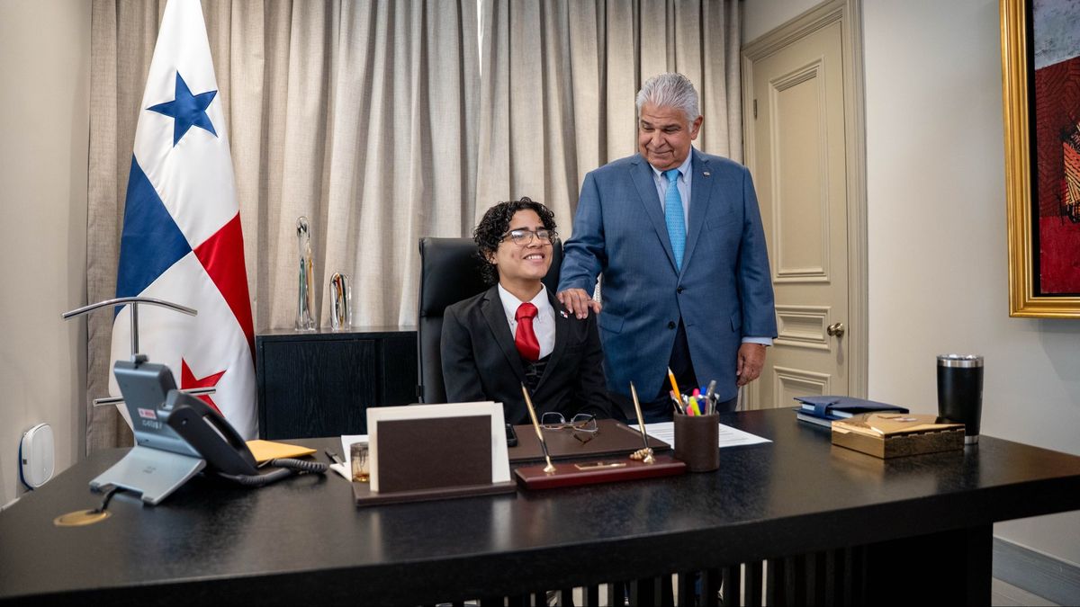 Estudiante de Chiriquí, asumió como presidente de Panamá Estudiante de Chiriquí, asumió como presidente de Panamá