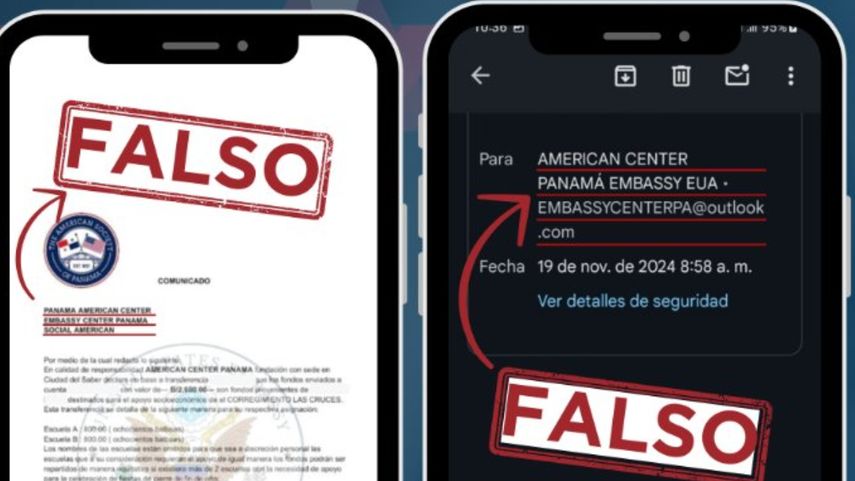 Embajada de Estados Unidos alerta sobre intento de fraude en Panamá