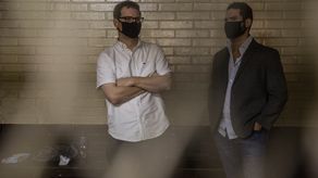 Los hermanos Luis Enrique y Ricardo Alberto Martinelli Linares.