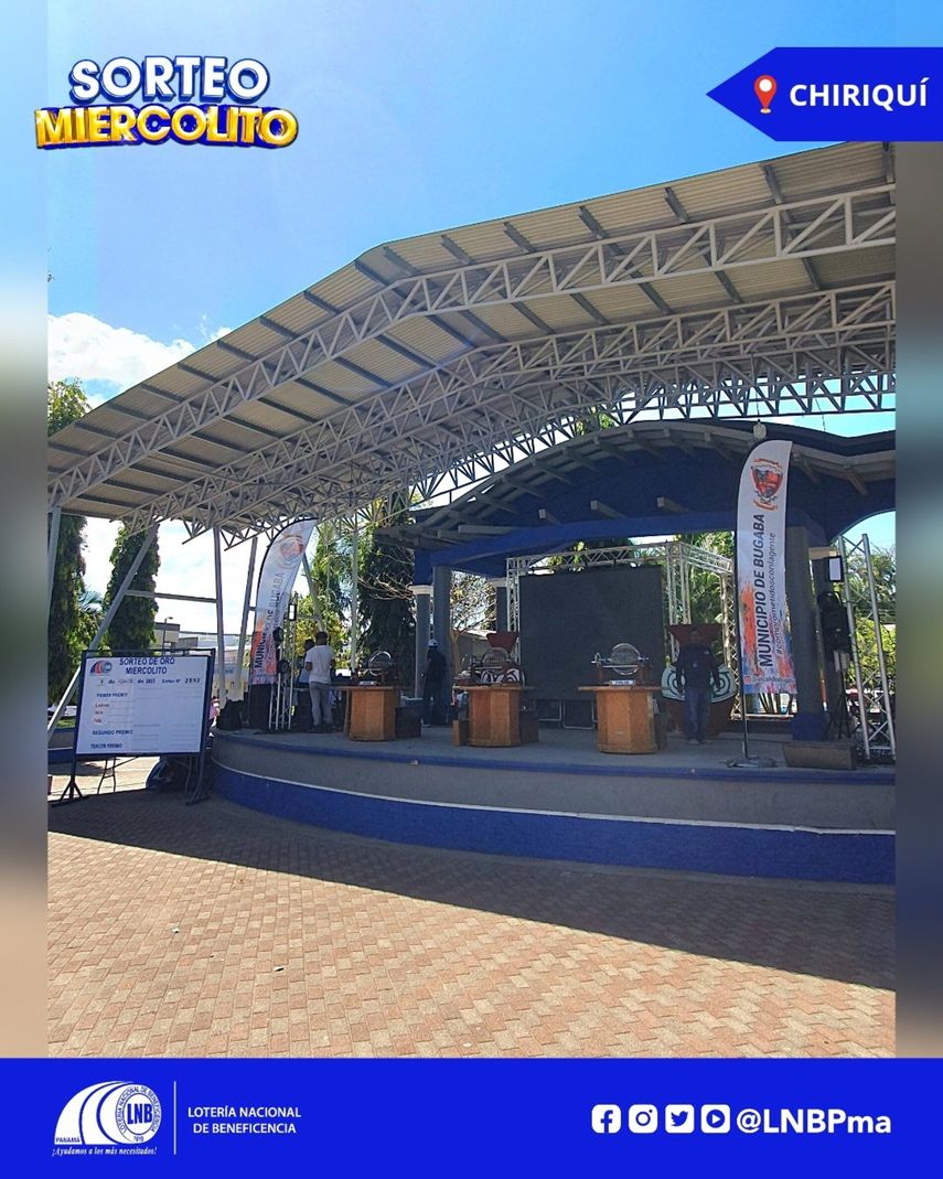 El sorteo de la Lotería se realizó desde la provincia de Chiriquí