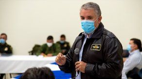 El presidente de Colombia, Iván Duque﻿.