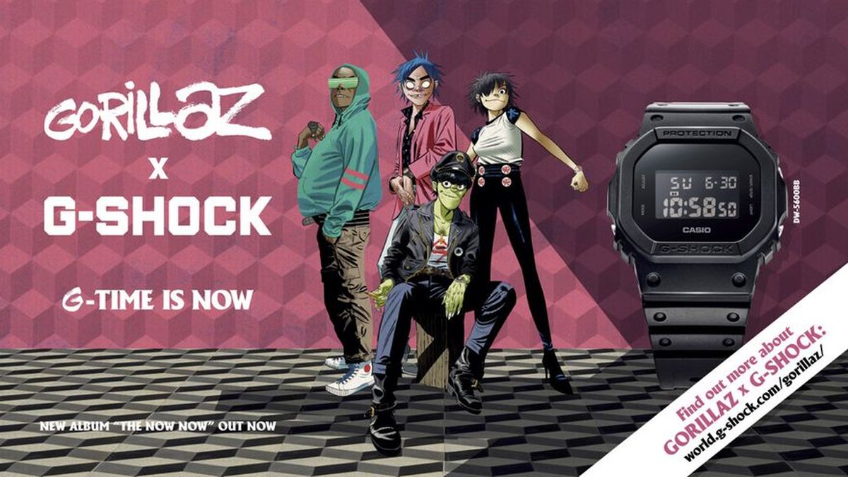 Reloj gorillaz g discount shock