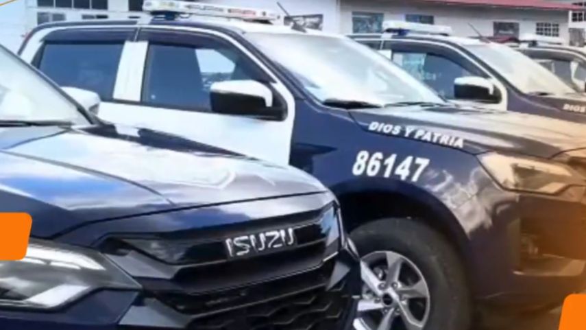 Policía Nacional refuerza su flota de vehículos.