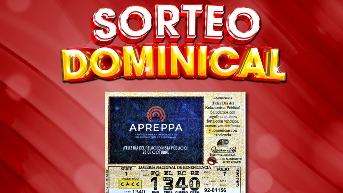Sorteo dominical de la Lotería Nacional del 26 de octubre del 2025. Sorteo dominical de la Lotería Nacional del 26 de octubre del 2025.