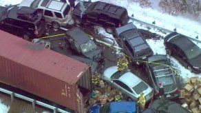 Nueva Hampshire: 35 vehículos en 2 accidentes múltiples