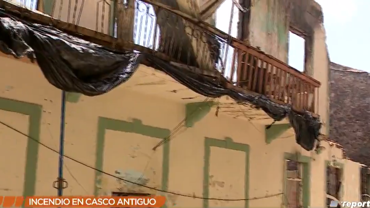Incendio en Casco Antiguo