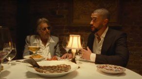 Al Pacino y Bad Bunny en el vídeo de Monaco
