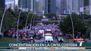 Llenan Cinta Costera de banderas de Panamá en octavo día de protesta contra la minería
