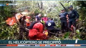 Continúan labores de rescate tras caída de helicóptero en Chiriquí