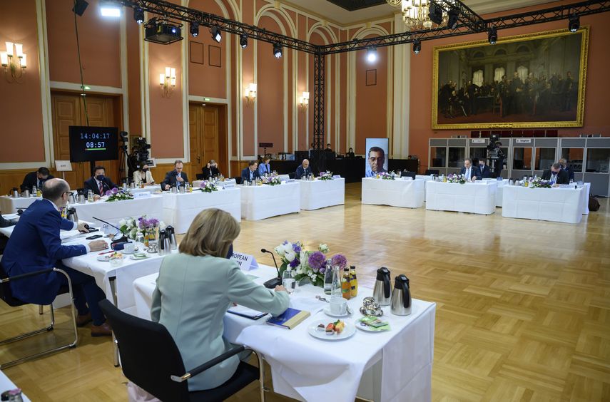 Los ministros se reunieron en la capital alemana.&nbsp;
