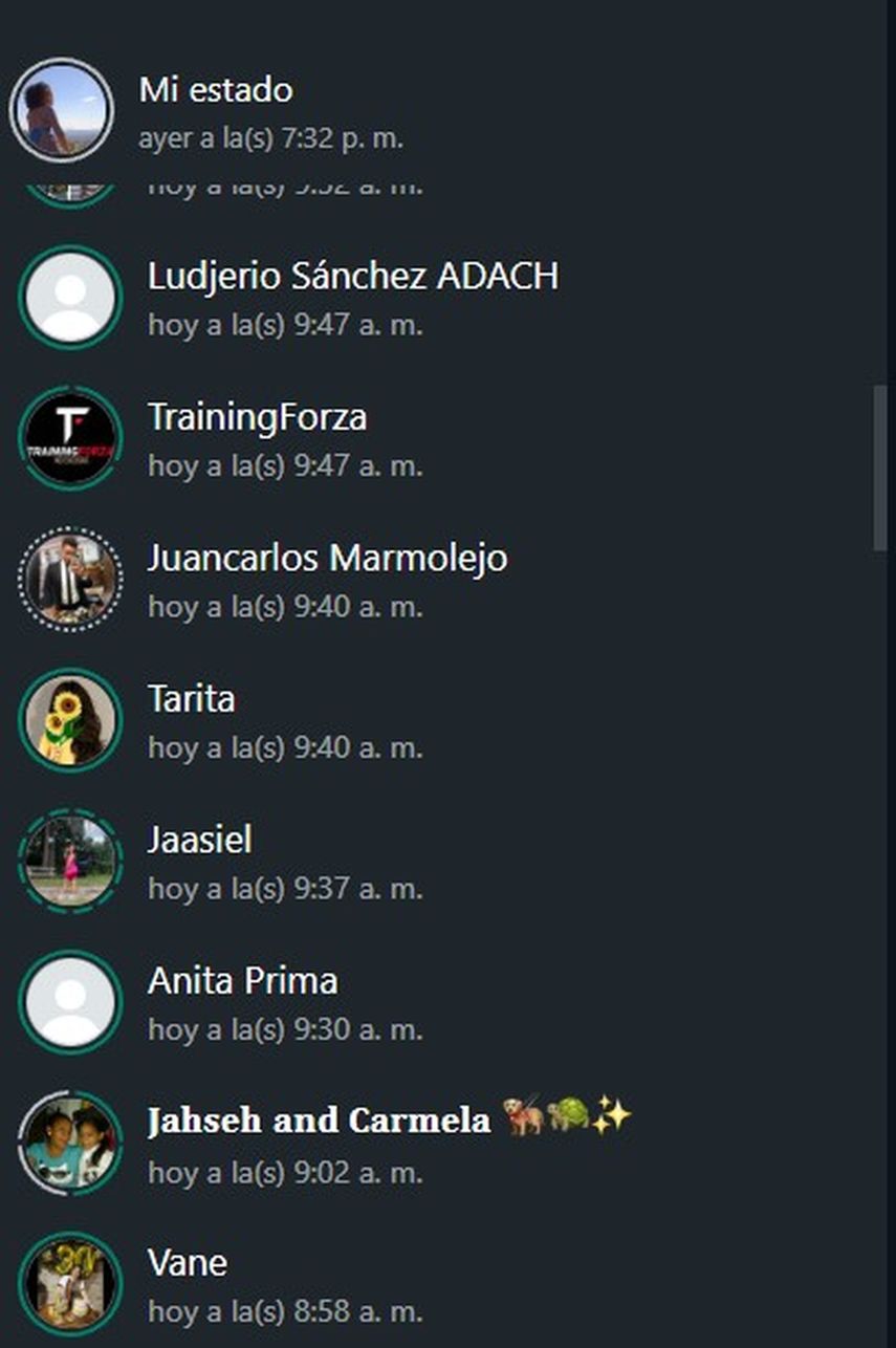 WhatsApp web, ahora muestra los estados