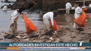 Inspeccionan trabajos de limpieza en Taboga por derrame de sustancia Inspeccionan trabajos de limpieza en Taboga por derrame de sustancia