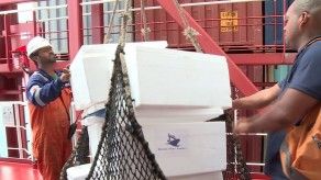 Bridge Port Supply llevó provisiones al Cosco Shipping Panama