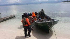 Rescatan a dos personas que estaban desaparecidas en alta mar en Guna Yala Rescatan a dos personas que estaban desaparecidas en alta mar en Guna Yala
