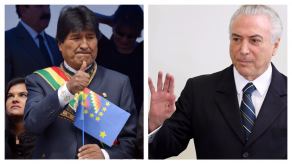 Evo Morales y Michel Temer tratarán en reunión cuatro temas de integración