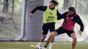 Luis Suárez y Edinson Cavani