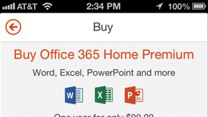 Microsoft ofrece versión de Office para iPhone