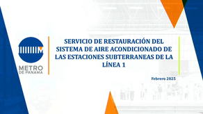 Metro de Panamá: Autorizan contratación para arreglar los aires acondicionados de las estaciones.