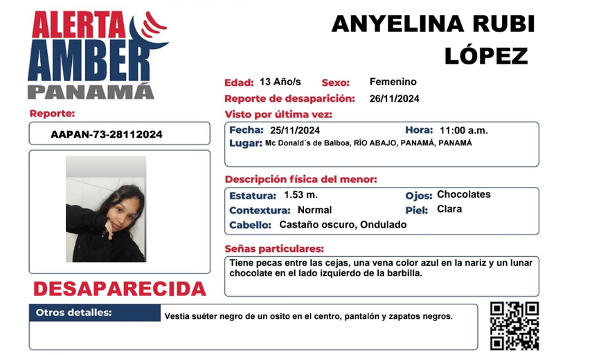 Activan Alerta Amber tras la desaparición