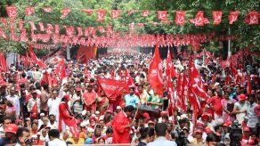 Miles de campesinos indios marchan en Delhi para pedir mejoras al Gobierno