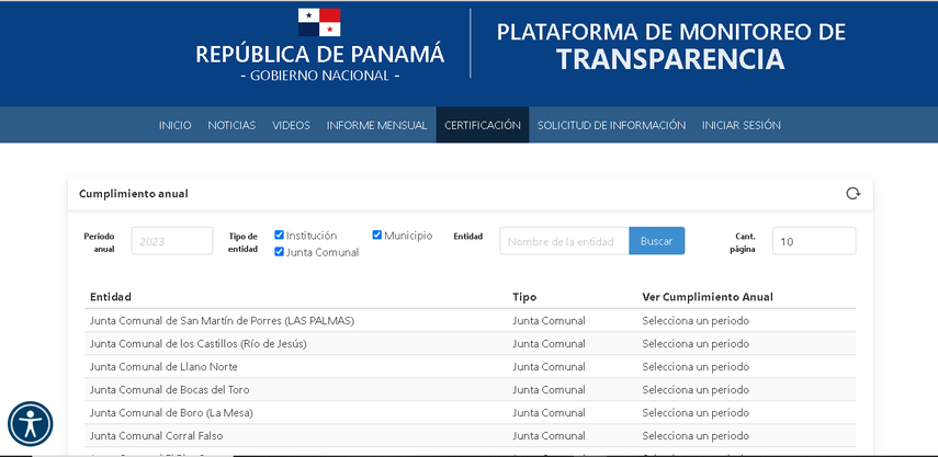 Plataforma de Monitoreo de Transparencia Plataforma de Monitoreo de Transparencia