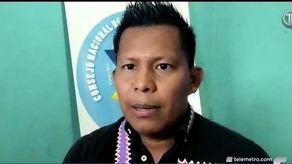 Ricardo Miranda, presidente de la juventud Ngäbe Buglé.