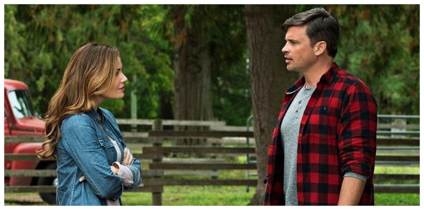 &nbsp;Erica Durance y Tom Welling