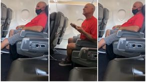 El hecho sucedió en un vuelo de Los Angeles a Salt Lake City.