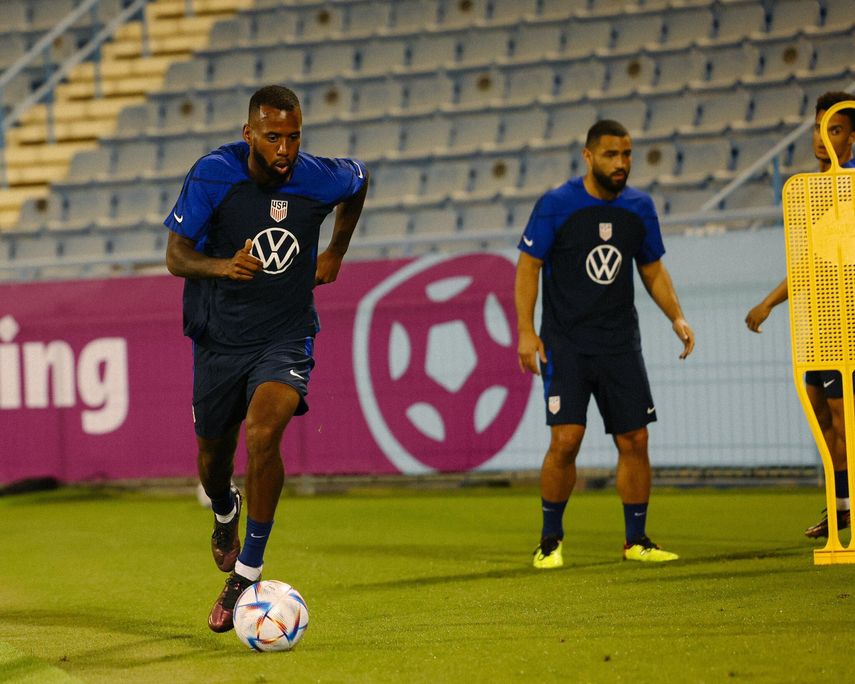 La selección de USA durante preparación de Qatar 2022.