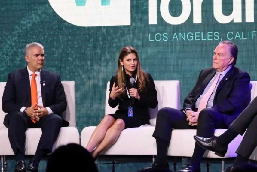 La canciller Mouynes intervino