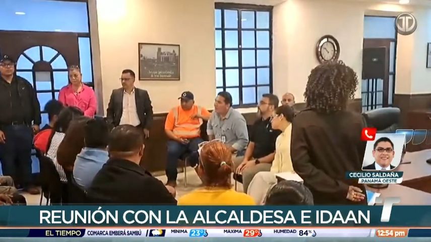 Alcaldesa de Arraiján se reúne con el IDAAN para dialogar sobre la problemática del agua