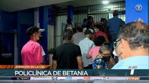 Pacientes madrugan para ser atendidos en la Policlínica de Betania
