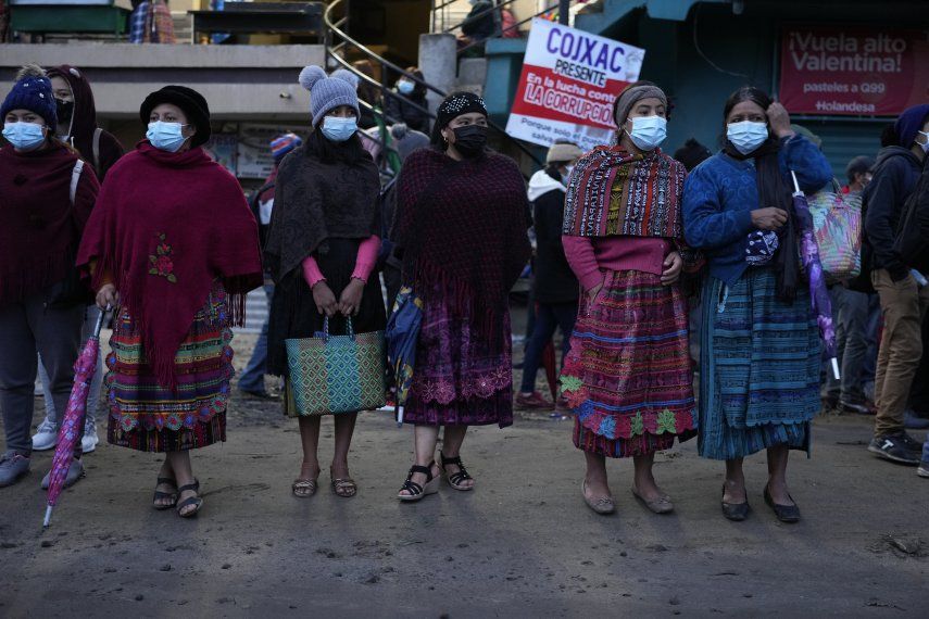 Protestas en Guatemala.
