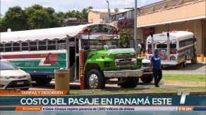 Denuncian altas tarifas y desorden en el transporte público de Panamá Este