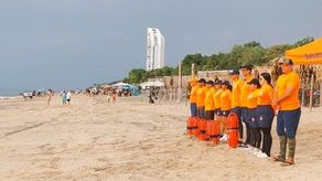 SINAPROC refuerza vigilancia en playa Santa Clara SINAPROC refuerza vigilancia en playa Santa Clara