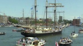 El Buque Escuela Guayas presenta los encantos de Ecuador en Ámsterdam