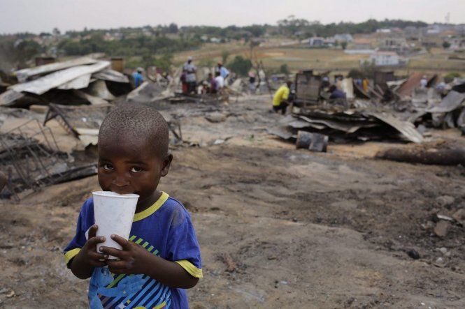 Incendio en Sudáfrica