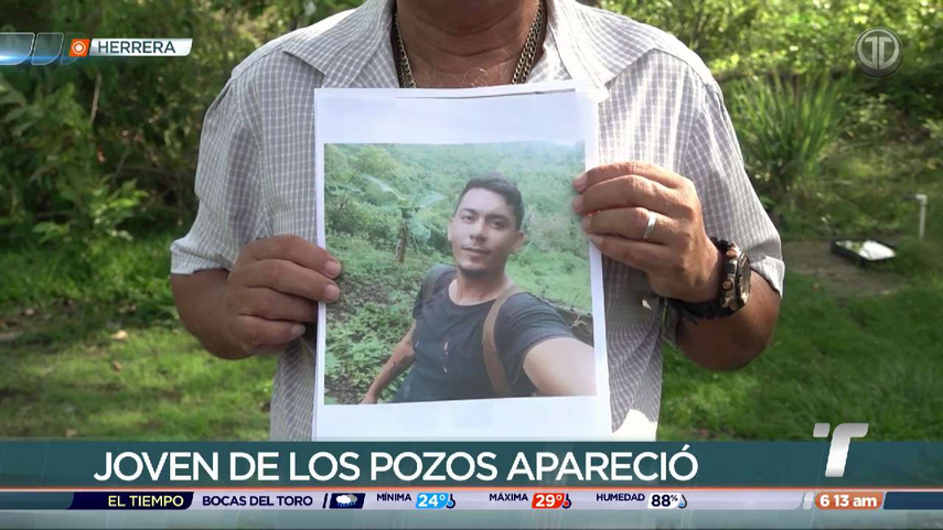 Aparece el joven reportado como desaparecido en los Pozos de Herrera.