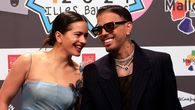 La cantante Rosalía y el cantante y productor puertorriqueño Rauw Alejandro.