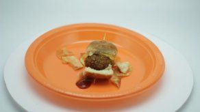 Mini hamburguesas crunchy - Equipo naranja