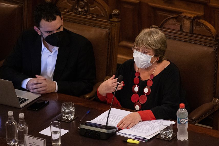 La alta comisionada de las Naciones Unidas y expresidenta de Chile