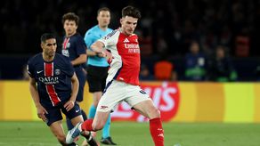 Declan Rice y Achraf Hakimi, en una foto de archivo. EFE/EPA/MOHAMMED BADRA