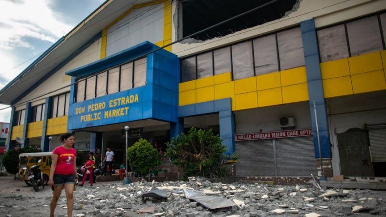 Cinco muertos en terremoto en Filipinas