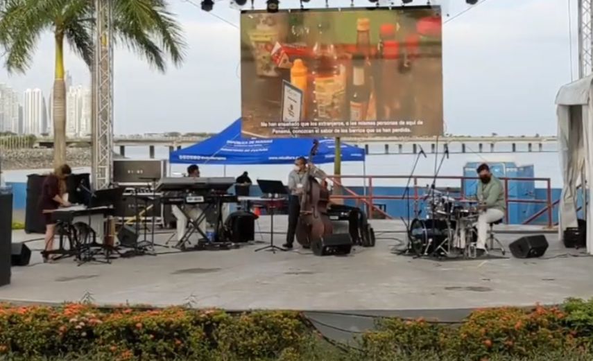 El grupo Cofferized en el Panama Jazz Festival 2022