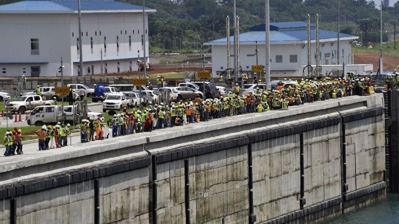Todo listo para la inauguración del Canal Ampliado