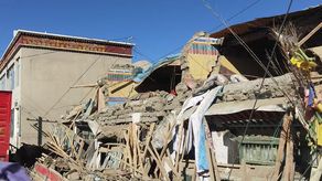 Fuerte terremoto en el Tíbet chino ha dejado ha dejado por el momento 126 muertos.