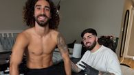 Marc Cucurella se tatúa el rostro de Luis de la Fuente.